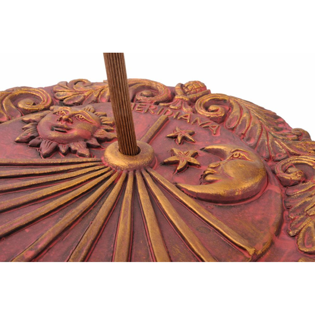 Set Sole e Luna da Parete in Terracotta di Deruta - 45 e 35 cm